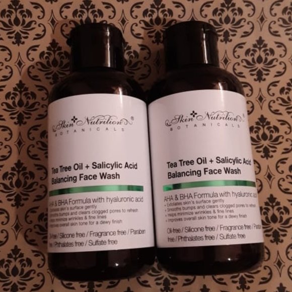 Skin Nutrition Botanicals Grooming Lot Of 2 Tea Tree Oil Salicylic